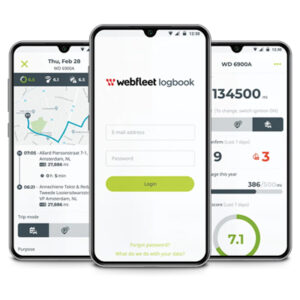 Webfleet logbook app