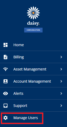 myaccount menu